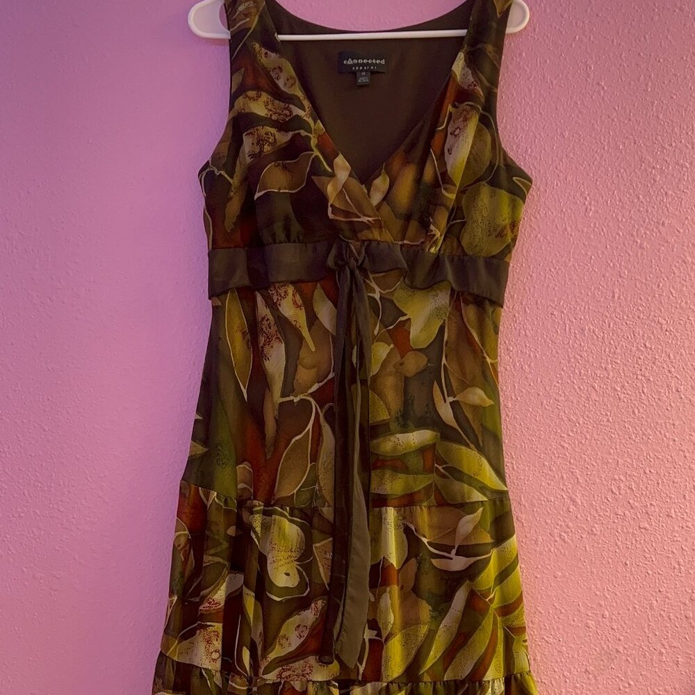 VINTAGE below knee length dress